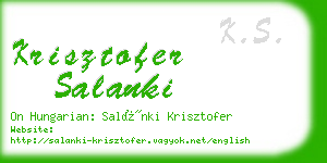krisztofer salanki business card